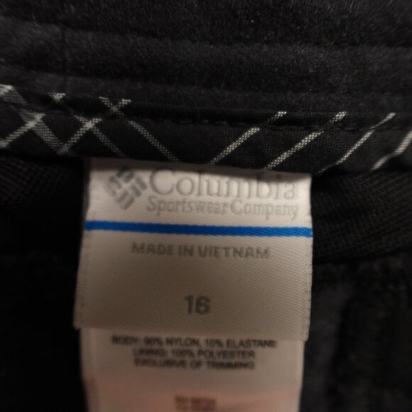 Columbia Omni-Shield Skirt Women’s Size 16 Black Outdoor Travel - Picture 2 of 12